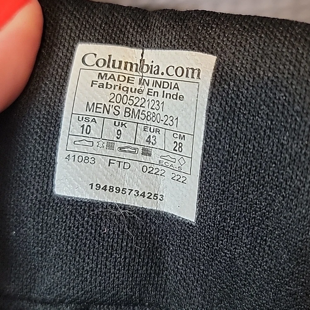 Columbia Sierra Outdry Waterproof Boots Size 10